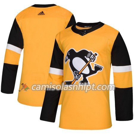 Camisola Pittsburgh Penguins Blank Adidas 2018-2019 Alternate Authentic - Homem